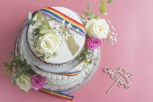 LGBTQ wedding cake