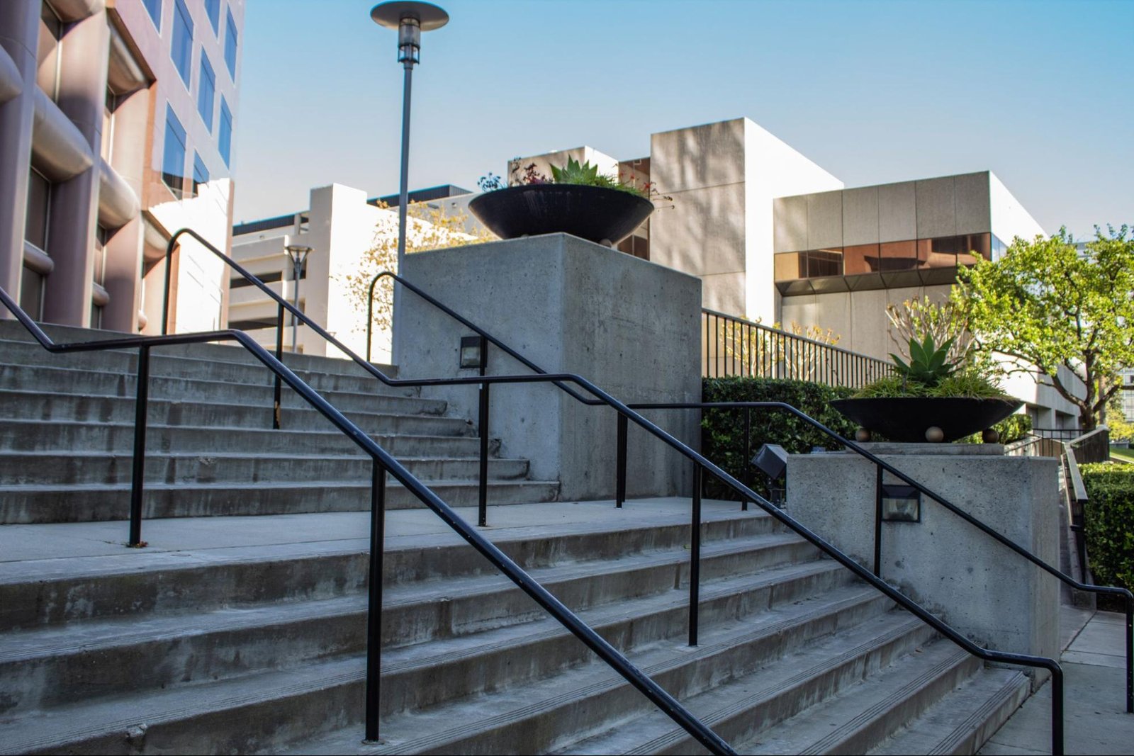 Stairs in front of a building