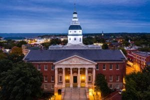 Image of the Maryland State House in Annapolis