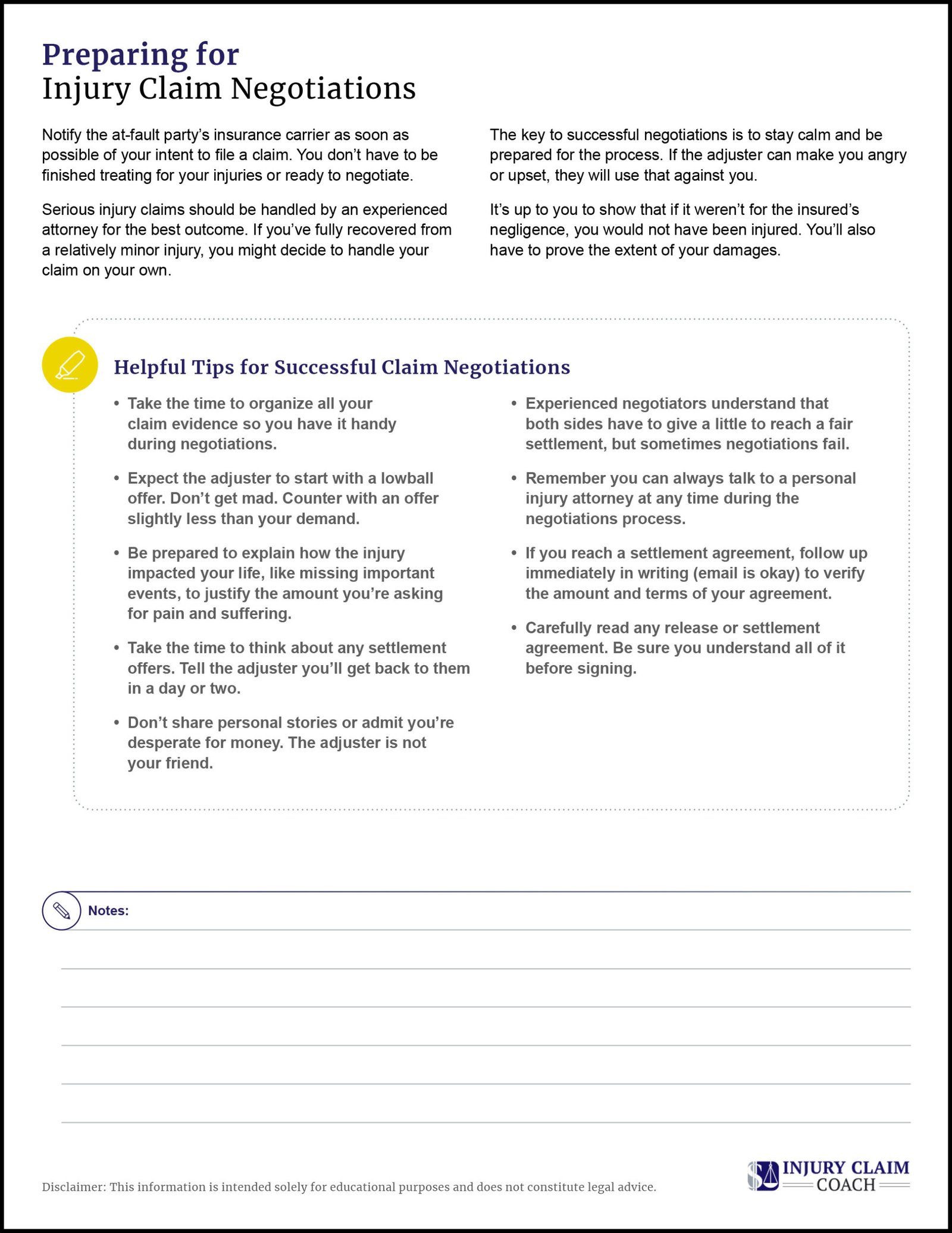 Step-by-Step Claim Guide