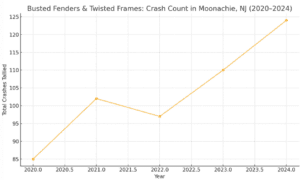 crash total count moonachie, nj 2020-2024